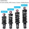 LvTu Mountain Bike Shock Absorber 125mm 150mm 165mm 190mm, Rear Shock Hydraulic 2-system Adjustments Rebound/Preload Spring (Color : 165mm, Size : 2000 Lbs) view 3