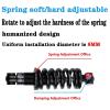 LvTu Mountain Bike Shock Absorber 125mm 150mm 165mm 190mm, Rear Shock Hydraulic 2-system Adjustments Rebound/Preload Spring (Color : 165mm, Size : 2000 Lbs) view 4