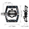 Funn Mamba S MTB Clipless Pedals, Single Sided Clip Mountain Bike Pedals, Compatible with SPD Cleats, 9/16-Inch CrMo Axle Bicycle Pedals for MTB/BMX/Gravel Cycling (Orange) view 2
