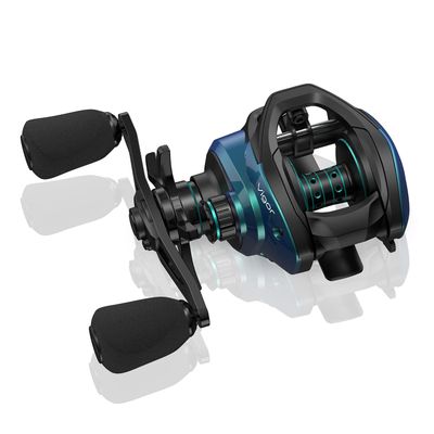 Cadence Vigor Baitcasting Reel - 9+1BB Super Smooth Baitcaster With 20lbs Carbon Fiber Drag, 6.7oz Ultralight, Low Profile Casting With Magnetic Braking System
