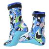 3mm Neoprene Wetsuit Socks Thermal Anti-slip Scuba Diving Socks Fins Socks Water Dive Snorkeling Socks for Men Women Swimming Sailing Kayaking Surfing Water Sports Socks Booties (Ocean Blue, XL) view 1