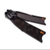 Leaderfins Camo Pure Carbon Freediving and Spearfishing Fins (EU 41-42 / US 7-8, Medium Stiffness) view 1
