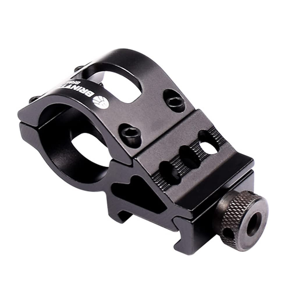 Brinyte BRM24 Flashlight Mount for Weaver Rails, Suitable for 25.4mm Diameter Flashlights, for Tactical Flashlight and Hunting Light