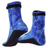 3mm Neoprene Wetsuit Socks Thermal Anti-slip Scuba Diving Socks Fins Socks Water Dive Snorkeling Socks for Men Women Swimming Sailing Kayaking Surfing Water Sports Socks Booties (Blue Camouflage, XL) view 1