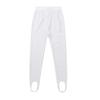 Yeeye Kids Girls Boys Stirrup Pantyhose Athletic Legging Pants Sports Yoga Workout Ballet Dance Tights White 12-14 view 3