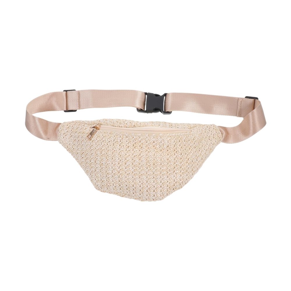 Bag for Women - Lightweight Adjustable Fanny Pack with Zipper Closure Perfect for Outdoor Activities Travel and Daily Use Beige
