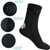 GREUS 3mm Neoprene Wetsuit Socks Thermal Anti-slip Scuba Diving Socks Fins Socks Water Dive Snorkeling Socks for Men Women Swimming Sailing Kayaking Surfing Water Sports Socks Booties (Black, XL) view 3