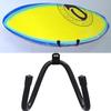 Pmsanzay Surfboard Wall Mount Rack, for Ski and Snowboard Storage Rack, Wakeboard Wall Rack Display Mount, Skateboard Wall Hangers Holder - No More Than 20LB (10KG) - W/Hardware - Black
