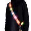 OLIKER LED Night Running Gear High Visibility LED Flashing Sash Outdoor Running Cycling Hiking Jogging Rechargeable Illuminating Gear for Men and Women Night Safety Walking (Orange) view 1