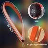 OLIKER LED Night Running Gear High Visibility LED Flashing Sash Outdoor Running Cycling Hiking Jogging Rechargeable Illuminating Gear for Men and Women Night Safety Walking (Orange) view 3