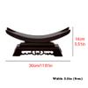 BAIWANLIN Sword Holder Stand Horizontal Display Samurai Katana Wakizashi Rosewood Crescent Shape Large/Medium/Small Size,Large view 2