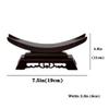 BAIWANLIN Sword Holder Stand Horizontal Display Samurai Katana Wakizashi Rosewood Crescent Shape Large/Medium/Small Size,Small view 2