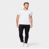 32 Degrees Mens 4 Pack Cool Quick Dry Active Basic Vneck T-Shirt, White, Medium view 2