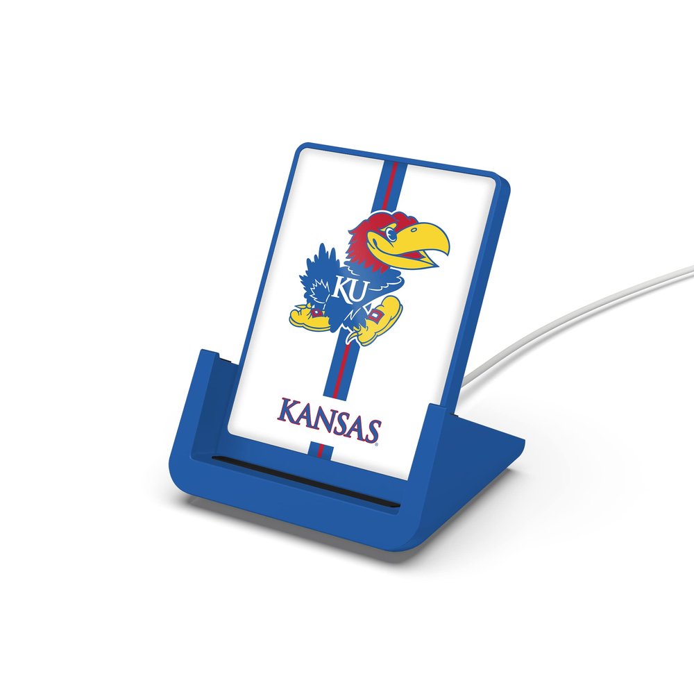 SOAR NCAA Cell Phone Wireless Charging Stand V.4, Kansas Jayhawks