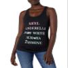 Disney Junior's Princess Icons Slim Fit, Scoop Hem Racerback Tank, Black, Large view 2