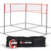 EastPoint Sports 4-Way Volleyball Set, Game for Outdoors, Backyard, Beach, Park, East Set Up, White view 1