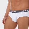 32 Degrees Mens 2-Pack Active Breathable Performance Nylon Air Mesh Brief, White, X-Large view 3