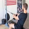 FitBar Triceps Extension Rope, Triceps Rope, Cable Pulley Attachment, Triceps Pressdown Rope, Cable Machine Attachment view 3