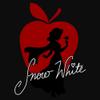 Disney Junior's Princess Snow White Silhouette Slim Fit, Scoop Hem Racerback Tank, Black, X-Small view 3