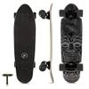Magneto Cruiser Skateboard - Portable Adult Cruiser Board & Double Kicktail Deck - Kids 6-8 Skateboard with Tiki Style - 27.5 x 7.5 in Deck, 7-Ply Canadian Maple view 1