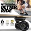 Magneto Cruiser Skateboard - Portable Adult Cruiser Board & Double Kicktail Deck - Kids 6-8 Skateboard with Tiki Style - 27.5 x 7.5 in Deck, 7-Ply Canadian Maple view 3