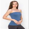 Kurve Medium Length Tube Top with Built-in Shelf Bra, UV Protective Fabric UPF 50+ (Made with Love in The USA), Bijou Blue, X-Large-XX-Large view 3