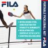 FILA Accessories Pickleball Net - Pickle Ball Game with Net Regulation Size 22 ft - All-Weather Pickle Ball Mesh Net - Includes Carry Bag - Durable, Quick & Easy Setup view 2