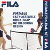 FILA Accessories Pickleball Net - Pickle Ball Game with Net Regulation Size 22 ft - All-Weather Pickle Ball Mesh Net - Includes Carry Bag - Durable, Quick & Easy Setup view 3