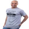 You Can't Scare Me, I Have Seven Kids - Funny Dad Daddy Cute Joke 7 T-Shirt-(Adult,2XL) Vintage Grey view 3