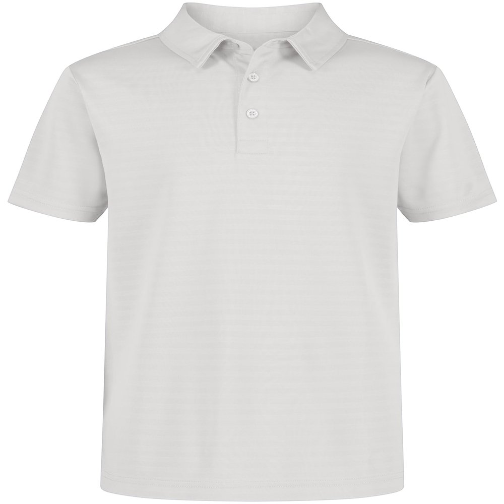 Nautica Big Boys Active Short Sleeve Performance Embossed Striped Polo, White, 18-20