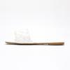 Cape Robbin Women's Braided Mules - Comfort Slip-On, Square Toe with Woven Rattan & Leather Design (Vagabond) - White Size 9 view 3