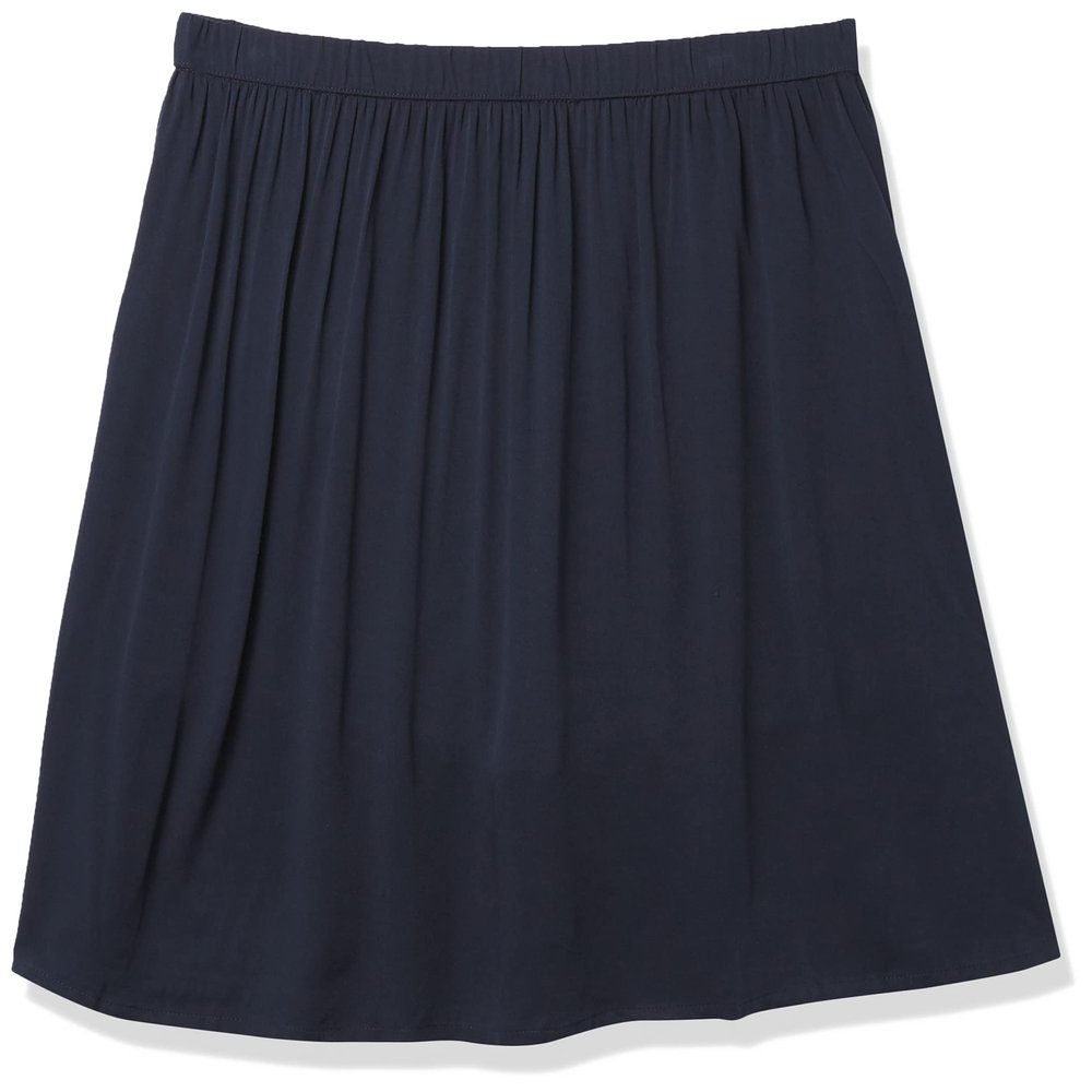 Nautica Girls School Uniform Soft Touch Scooter Skirt, Navy, 18 Plus