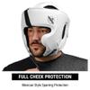 Hayabusa T3 Boxing Headgear Adjustable - White, Medium view 2