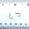 100 Gerry's Tackle 2X Strength Gold Salmon Egg Hooks Size 12 view 1