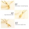 Car Parts Stainless Steel Piston Cremation Urn Necklace For Men Keepsake Memorial Jewelry Hold Ashes (Gold) view 3