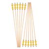 ZSHJGJR 6/12pcs Archery 31.5 Inch Traditional Wooden Arrows Turkey Feather Fletching Wooden Arrows Hunting Target Practice Arrows with Broadheads for Recurve Longbow (type2 Yellow, 12pcs) view 3