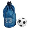 EVTSCAN Mesh Drawstring Backpack, Basketball Football Soccer Sports Training Exercising Mesh Backpack Shoulder Drawstring Bag (Blue) view 2