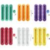 AQUBONA 3pcs/Set Single Tri Fins Box, Surfboard Fin Box Set with Screws Key, Surfing SUP Screw Surfboard Surf Fins Plugs Set, Paddle Board Fin Replacement, Multiple Colour view 3