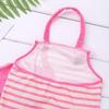 FEESHOW Baby Toddlers Girls Ruffle Flamingo Swan Halter One Pieces Swimsuit Swimwear Beachwear Bathing Suit with Cap Hot Pink 2-3 view 4
