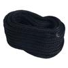 Amarine Made Pair of Double Braided Nylon Dock Lines 4840 lbs Breaking Strength (L:50 ft. D:1/2 inch Eyelet: 12 inch) 2 Pack of Marine Mooring Rope Boat Dock Lines Working Load Limit:968 lbs view 2