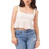 1.STATE Cropped Peplum Tank Soft Ecru XL view 1
