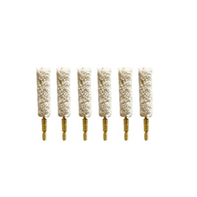 .40/41 Cal Bore Mop Gun Cleaning Brushes for Pistol & Handgun Cleaning (6 Pieces)