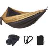 Portable Hammock Camping Double & Single with 2 Tree Straps, Lightweight Nylon Travel Hammocks for 450Lbs Capacity, for Outdoor Backpacking Backyard Hiking view 1