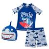 Baby Toddler Boys Two Pieces Swimsuit Set Swimwear Shark Bathing Suit Rash Guards with Hat UPF 50+ (3-6 Months) view 1