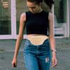PRETYZOOM Summer Fanny Bag Artificial Straw Mini Woven Waist Pack Chest Pouch Crossbody Bag for Hiking Running Jogging 12" x 6" view 3