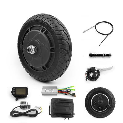 48V 350W 8inch Kickscooter Conversion Kit With Brushless Hub Motor Wheel And 200X50 Drum Brake Wheel LCD Screen Display (24V 350W kit cable 180)
