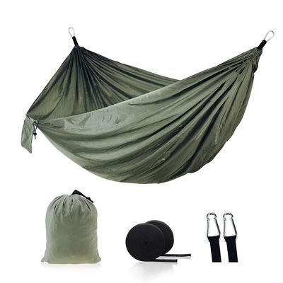 Camping Hammock - Travel Hammock with 2 Tree Straps, Double Hammock, Durable Nylon Parachute Portable Hammock for Outdoor Hiking Backpacking Yard
