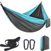 Portable Hammock Camping Double & Single with 2 Tree Straps, Lightweight Nylon Travel Hammocks for 450Lbs Capacity, for Outdoor Backpacking Backyard Hiking view 1