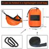 Camping Hammock Double & Single Portable Hammocks with 2 Tree Straps, Lightweight Nylon Parachute Hammocks Swing for Backpacking Travel Beach Backyard Hiking view 2