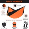 Camping Hammock Double & Single Portable Hammocks with 2 Tree Straps, Lightweight Nylon Parachute Hammocks Swing for Backpacking Travel Beach Backyard Hiking view 3